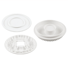 SaNNeNg 三能 Silikomart系列 泡泡冠套裝蛋糕模, 矽膠材質, 圓徑210x36mm, 1組