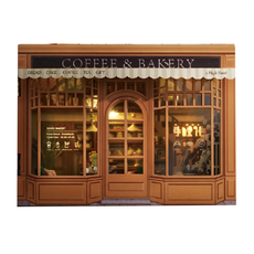 CUTE ROOM 智趣屋 DIY 手作袖珍屋 MINI 111 貝果時光, 1個