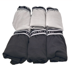 MI MI LEO 台灣製彈力織帶男竹炭內褲