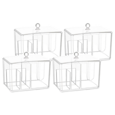 VITAHALO 化妝棉收納盒, 透明色, 4個