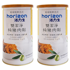 新東陽 活力生雙潔淨 純豬肉鬆 無添加防腐劑 100%無添加醬油 特級初榨橄欖油, 170g, 2罐