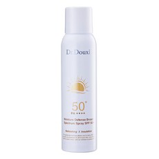 Dr.Douxi 朵璽 安心曬清涼防曬噴霧 SPF50+ PA++++ 140ml 輕盈保濕 高效防曬, 1瓶