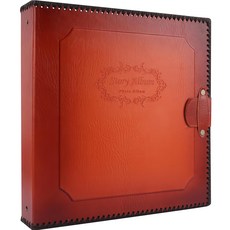 Story Album 素面黏貼式皮革相簿 棕色(相簿) 白紙(內頁) 50張, 棕色(相簿)、白紙(內紙)