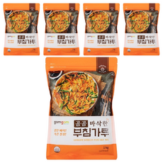 gomgom 酥脆韓式煎餅粉 1kg 輕鬆製作道地韓式風味 外酥內軟 美味又安心, 5包
