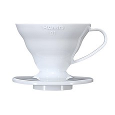 HARIO V60白色01樹脂濾杯 VD-01W 1~2杯, 1個, 單件