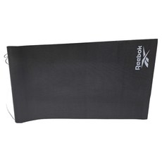 Reebok 輕薄防滑瑜珈墊 附束帶, 黑色, 173 x 61 x 0.4cm, 1個