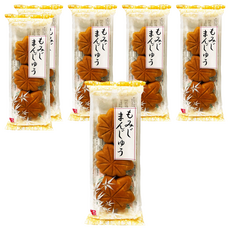 多田製菓 楓葉造型紅豆味日式饅頭, 110g, 6包