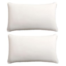 透氣專家 彈力網布水洗QQ枕頭 高澎軟纖維綿枕 台灣製 2入組, 白色, 1組