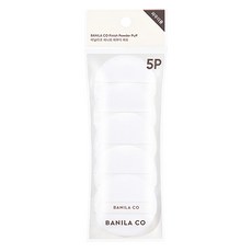 BANILA CO 蜜粉粉撲, 5 個入, 1組