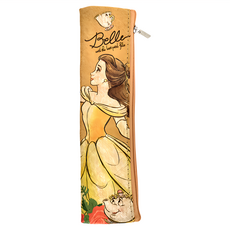BEAUTY AND THE BEAST 美女與野獸 迪士尼公主仿牛皮紙餐具包 23.3 x 6cm, 貝兒, 1個