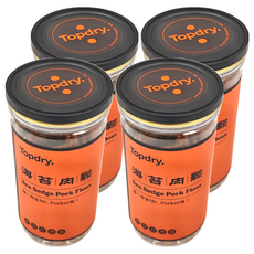 TOPDRY 頂級乾燥 海苔肉鬆, 190g, 4罐