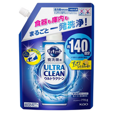 Kao 花王 Cucute 珂珂透ULTRA CLEAN 洗碗機專用強效洗碗精補充包 柑橘香 770g, 1包