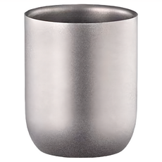 TEMPEST 純鈦雙層杯 純鈦99.7% 高純度 雙層保溫 圓潤杯口, 單色, 1個