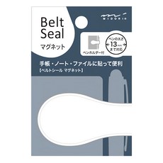 日本 MIDORI 手帳專用扣帶 13mm 白色 - 手帳配件 磁吸筆夾, 1個