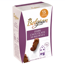 THE Belgian 海馬榛果夾心黑巧克力, 135g, 1盒