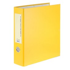 ECO Chungwoon 環保D型A4活頁夾 3孔 7公分厚 黃色, 1本