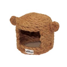 DoggyMan 多格漫 天然黃麻倉鼠屋 無底 M號, 1個, 咖色