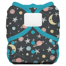 THIRSTIES 魔鬼氈防水尿布兜 可調整尺寸 0-9個月 (3-8 kg), Stargazer, 1件