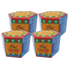 TIGER BALM 虎標 萬金油 紅, 10g, 4罐
