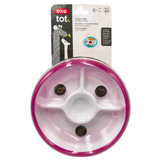 OXO tot 分格餐盤 - 防滑, 苺果粉, 單件, 1個