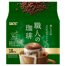 ucc 職人濾泡咖啡 特選, 7g, 18包, 1袋