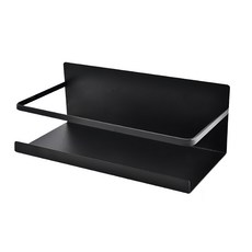 免釘磁吸置物架 24 x 11.5 x 8.3cm 黑色, 1個