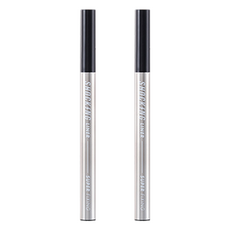 TONYMOLY The Shocking Vegan 眼線液筆, Super Fixing, 01 黑色, 2支