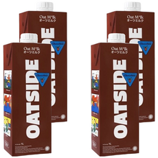 OATSIDE 歐特賽 巧克力燕麥植物奶 澳洲燕麥, 1L, 4瓶