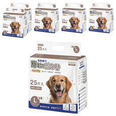 毛乾爽 寵物尿布墊 加厚款 強力瞬吸 鎖住水分, L(90 x 60cm), 25片, 6袋