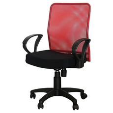 收納王妃 台灣製造透氣電腦椅 NP-01, 紅色
