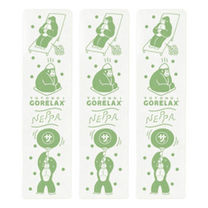 GORELAX 日本風呂今治毛巾洗澡巾, 70%尼龍 30%棉, 產地日本, 尺寸240x1000mm, 綠色, 1條, 3條