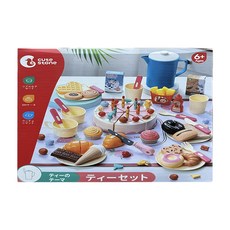 cute stone 盟石 兒童生日蛋糕切切樂 84件套裝玩具 角色扮演 模擬場景, 18.5 x 15.5 x 18.5cm, CS3002, 1盒