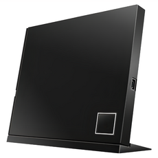 ASUS 華碩 超靜音系列 超薄外接式燒錄機, SBW-06D2X-U/BLK, 1個