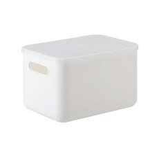 SHIMOYAMA 手提收納盒淺型無蓋 s號 km 小貨, 灰色, 1入