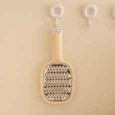 MYUMYU 沐慕家居 304不鏽鋼可掛式刨絲器 12.5 x 9.5cm, 1個, 米色