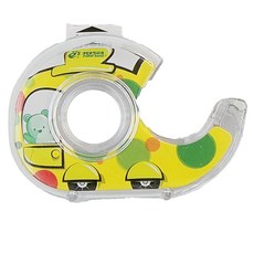 polar bear 北極熊 繽紛小黃膠帶台 含切台+膠帶 18mm x 10y, TD-1810, 6組