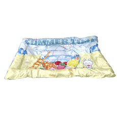 凝膠冰窩 兔兔 凝膠填充 適用於貓咪和狗狗, 兔兔果茶 黃色 + 藍色, 1個