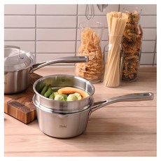 MODU'I BLUEMAMA 頂級316不鏽鋼多功能單柄鍋組, GA-A001, 鍋蓋 + 蒸籠 + 鍋具, 1組