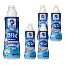 Kao 花王 Cucute 珂珂透 洗碗機用超潔淨配方, Ultra Clean 強力清潔, 去油漬去異味, 柑橘香味, 480g, 5瓶