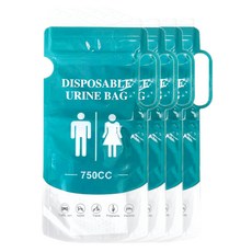 便攜式應急尿袋 嘔吐袋 750cc大容量 男女適用 內附高分子吸水聚合物, 1組, 藍/白