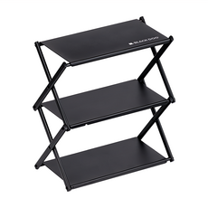 BLACK DOG 黑狗 桌面置物架 1kg, 黑色, 3層, 1個