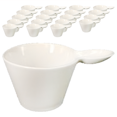 TATUNG 大同磁器 3英吋手把醬杯 10.7 x 7.3 x 5.3cm 20入組, 1組, 白色