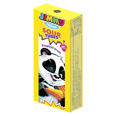 土耳其 JIMMy 熊貓酸條糖 熱帶水果味, 120g, 1盒