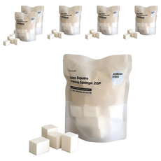 PICCASSO 畢卡索 story 乳膠方形海綿替換裝 20個 白色 柔軟親膚 打造無瑕底妝, 6包