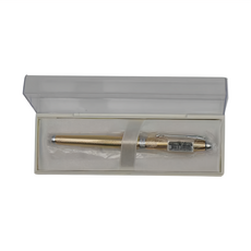 PLATINUM 白金牌 PKG-1400 新刻花2鋼筆 1支, F尖, 金色