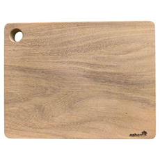 nahemi 娜禾蜜 非洲柚木實木砧板 36 x 28 x 2.5cm 原木色, 1個