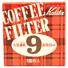 KAI 貝印 咖啡濾紙 圓形 68mm, 100個, 1盒