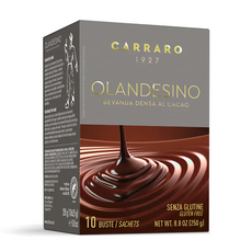 CARRARO Olandesino Cacao 香濃甜蜜巧克力即溶可可粉隨身包 不含麩質, 10包, 25g, 1盒