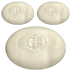 酒粕 COW 牛乳石鹼 自然派洗顏皂, 80g, 3個