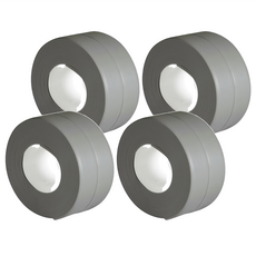 小麥購物 水槽防水貼 牆角膠 Y266 灰色, 4個